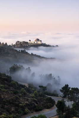 Griffith Observatory in the fog I