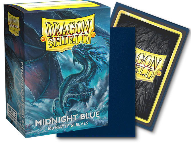 DRAGON SHIELD SLEEVES MATTE MIDNIGHT  BLUE 100CT