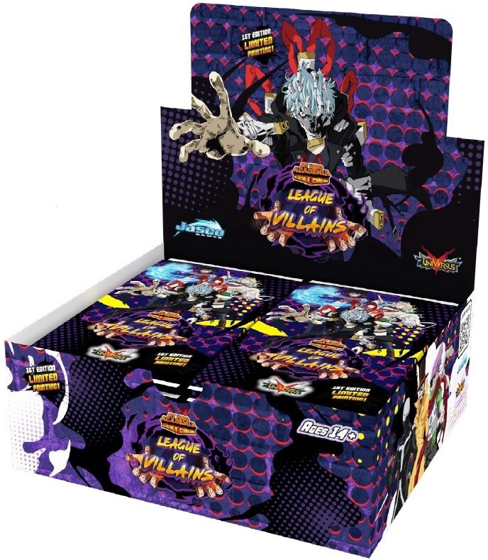 MY HERO ACADEMIA CCG BOOSTER LEAGUE OF VILLAINS