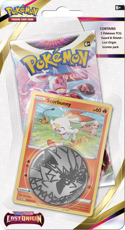 POKEMON SWSH11 LOST ORIGIN CHECKLANE BLISTER- SCORBUNNY