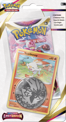 POKEMON SWSH11 LOST ORIGIN CHECKLANE BLISTER- SCORBUNNY