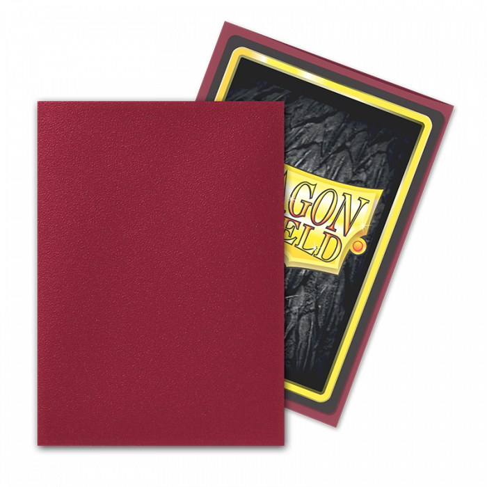 DRAGON SHIELD SLEEVES MATTE BLOOD RED 100CT