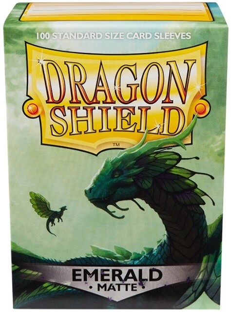 DRAGON SHIELD SLEEVES MATTE EMERALD 100CT