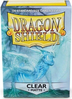DRAGON SHIELD SLEEVES MATTE CLEAR 100CT