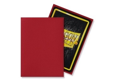 DRAGON SHIELD SLEEVES MATTE RED 100CT