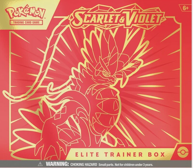 POKEMON SV1 SCARLET AND VIOLET ELITE TRAINER BOX- KORAIDON