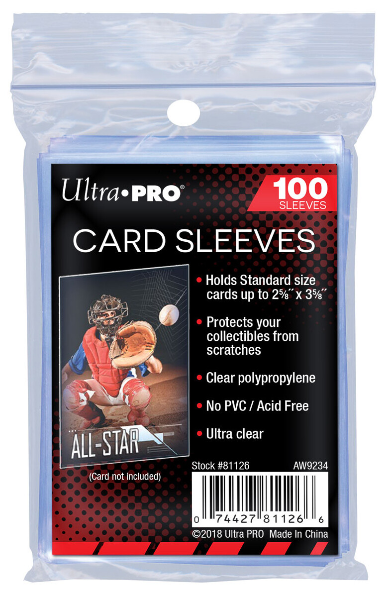 UP SLEEVES CARD 100CT