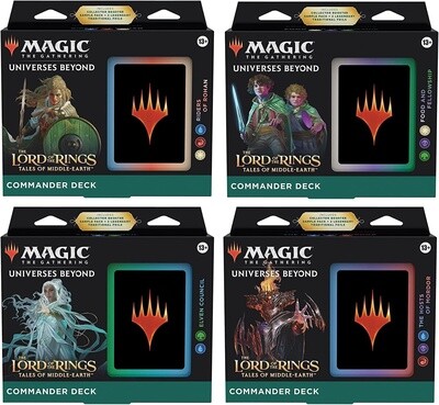 MTG LORD OF THE RINGS COMMANDER SET 4