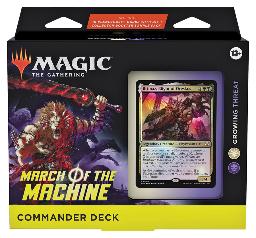 MTG MARCH OF THE MACHINE COMMANDER- GROWING THREAT