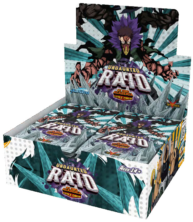 MY HERO ACADEMIA CCG BOOSTER UNDAUNTED RAID