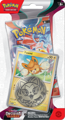 POKEMON SV3 OBSIDIAN FLAMES CHECKLANE BLISTER - PAWMI