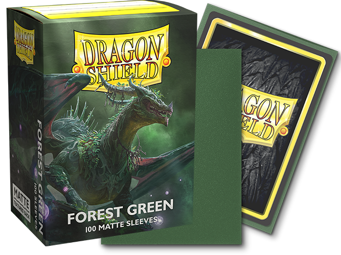 DRAGON SHIELD SLEEVES MATTE FOREST GREEN  100CT