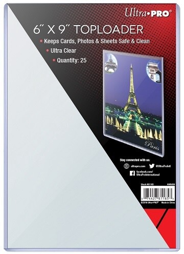 UP TOPLOAD SP 6 X 9 25CT JUMBO CARD