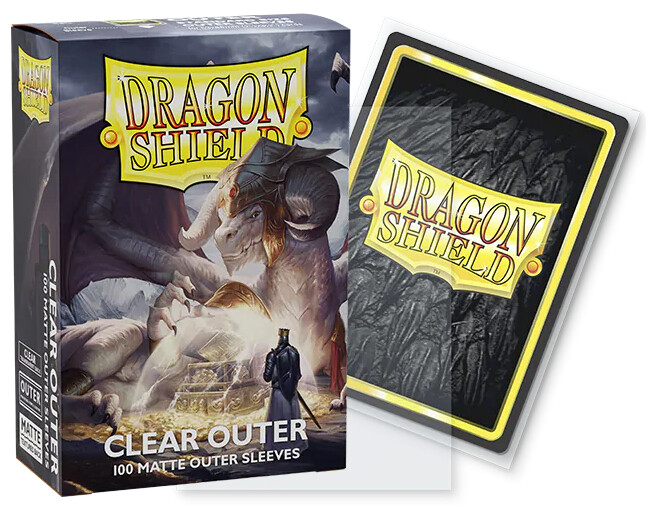 DRAGON SHIELD STANDARD SLEEVES OUTER MATTE  CLEAR
