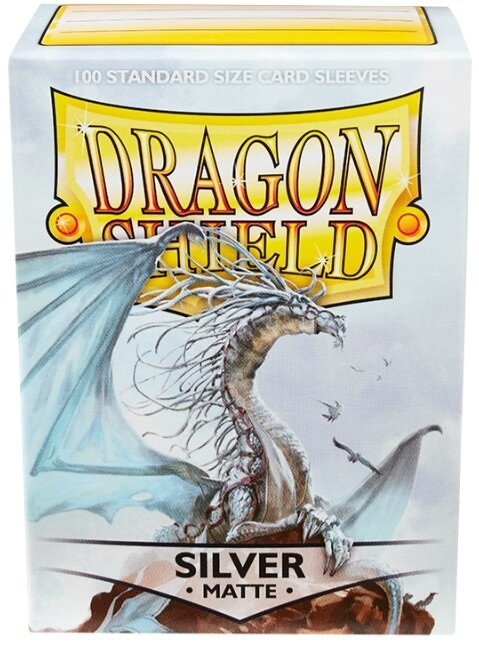 DRAGON SHIELD SLEEVES MATTE SILVER