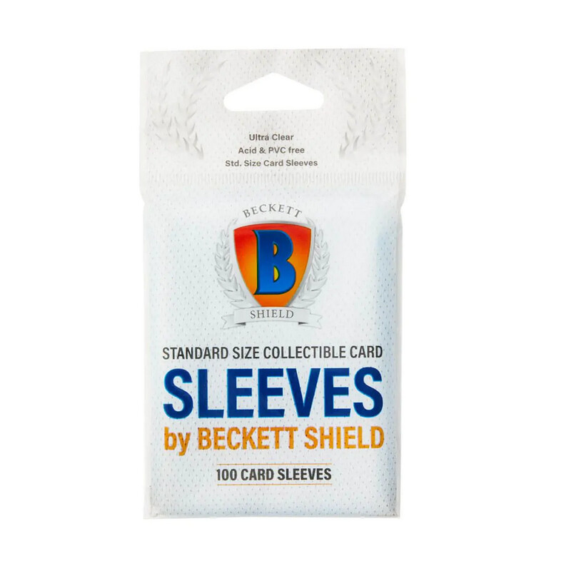 BECKETT SHIELD SLEEVES STANDARD 100CT