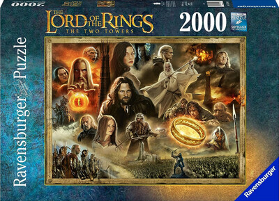 LORD OF THE RINGS THE TWO TOWERS 2000PC PUZZLE