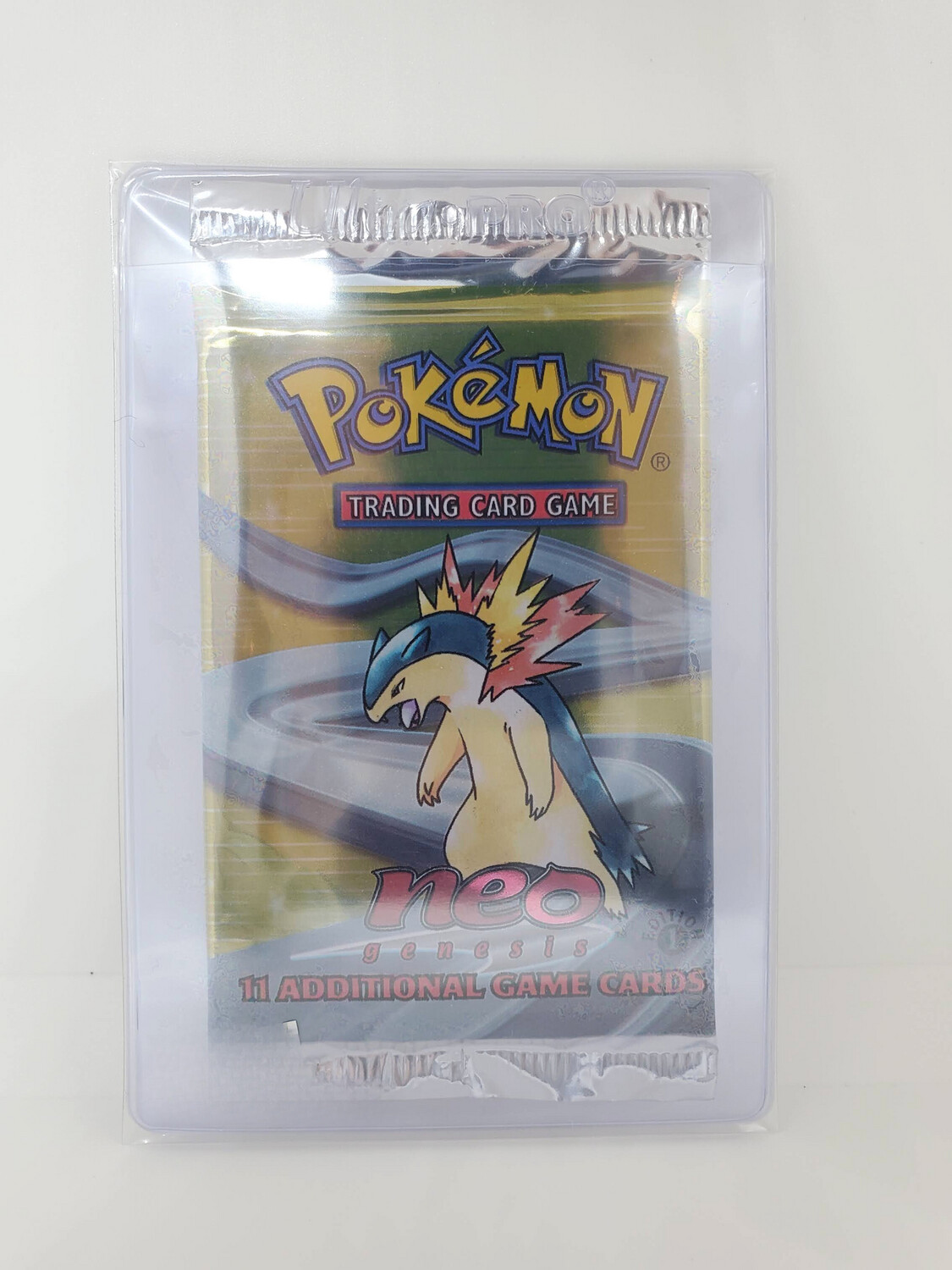POKEMON NEO GENESIS 1ST EDITION BOOSTER PACK - TYPHLOSION