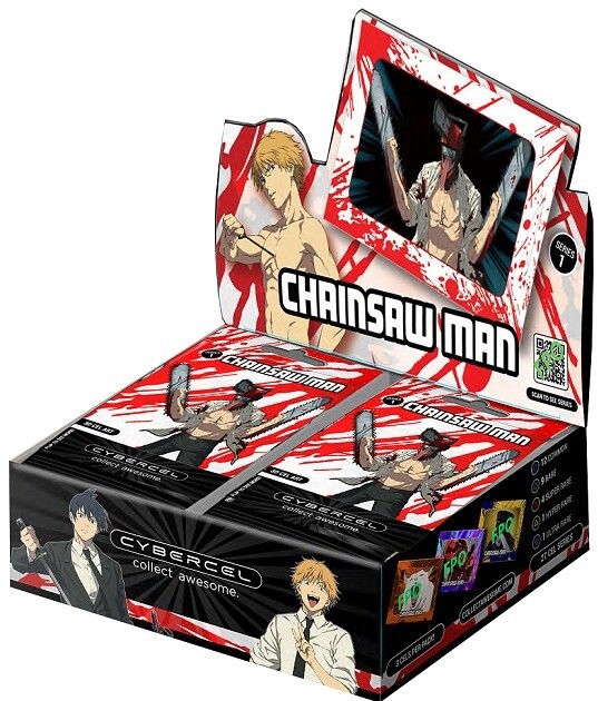 CYBERCEL CHAINSAW MAN TRADING CARD BOOSTER BOX