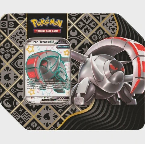 POKEMON SV4.5 PALDEAN FATES TIN - IRON TREADS