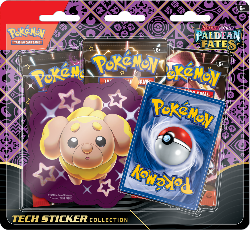 POKEMON SV4.5 PALDEAN FATES TECH STICKER COLLECTION - FIDOUGH