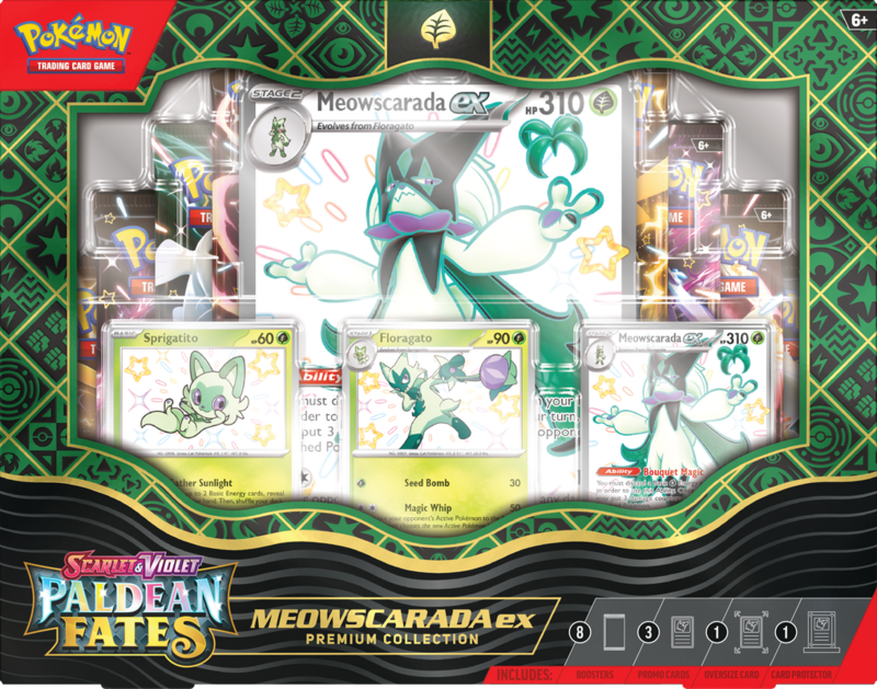 POKEMON SV4.5 PALDEAN FATES EX PREMIUM COLLECTION - MEOWSCARADA