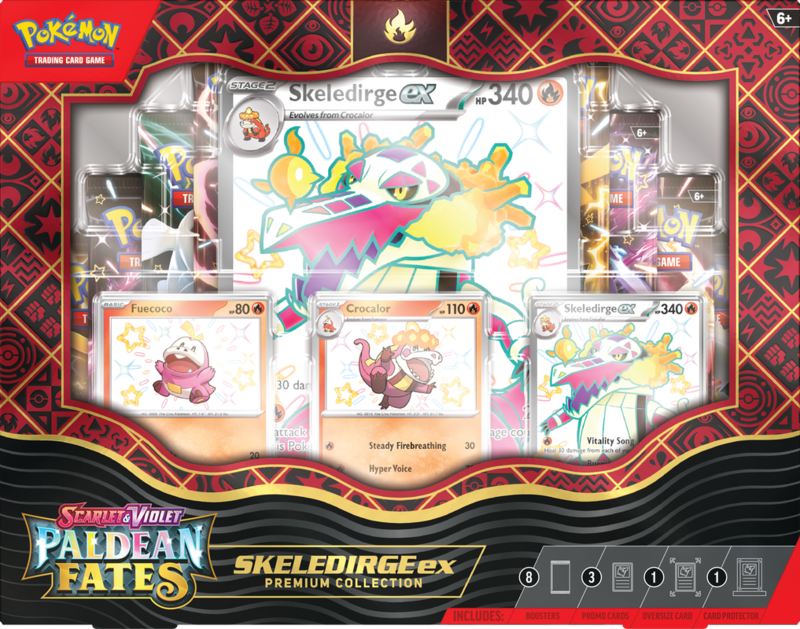 POKEMON SV4.5 PALDEAN FATES EX PREMIUM COLLECTION - SKELEDIRGE