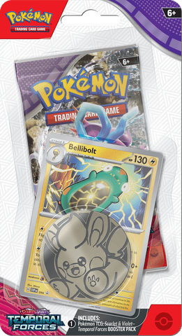 POKEMON SV5 TEMPORAL FORCES CHECKLANE BLISTER - BELLIBOLT