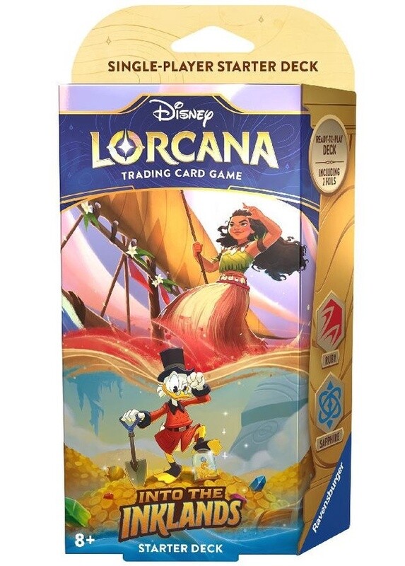DISNEY LORCANA INTO THE INKLANDS STARTER DECK - RUBY &amp; SAPPHIRE