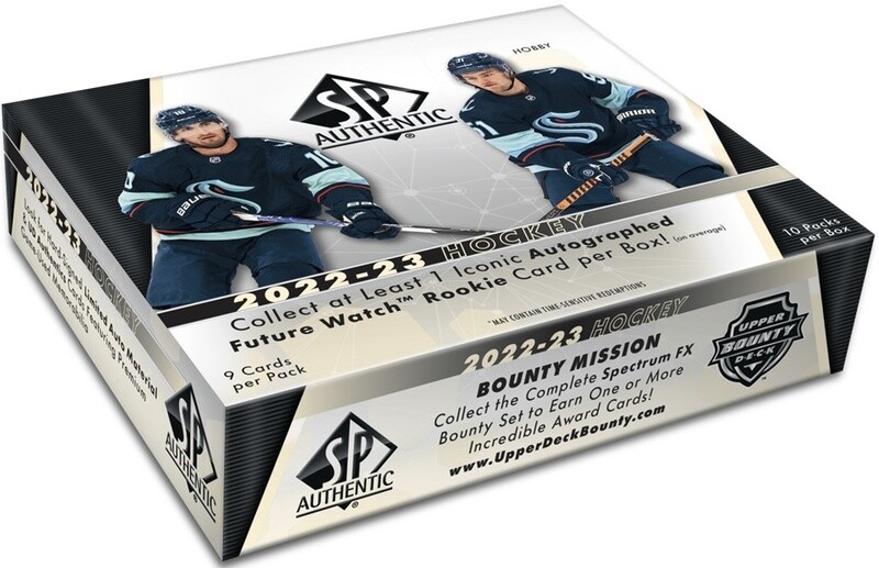 UPPER DECK SP AUTHENTIC HOCKEY 2022-23 HOBBY BOX