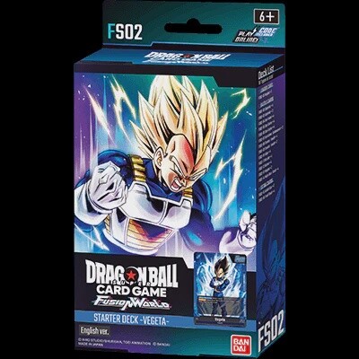 (PRE-ORDER) DBS FUSION WORLD STARTER DECK 2 - VEGETA (SECOND WAVE)