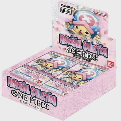 ONE PIECE CARD GAME MEMORIAL COLLECTION EXTRA BOOSTER BOX