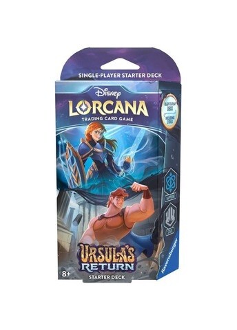 DISNEY LORCANA URSULA&#39;S RETURN STARTER DECK - SAPPHIRE &amp; STEEL