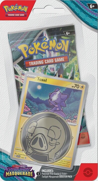POKEMON SV6 TWILIGHT MASQUERADE CHECKLANE BLISTER - TOXEL