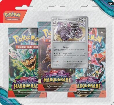 POKEMON SV6 TWILIGHT MASQUERADE 3PK BLISTER - REVAVROOM