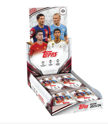 (PRE-ORDER) TOPPS UEFA CLUB COMPETITIONS 2023-24 SOCCER HOBBY BOX