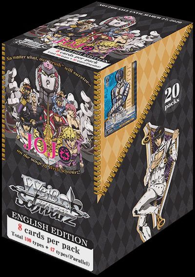 WEISS SCHWARZ JOJO&#39;S BIZARRE ADVENTURE: GOLDEN WIND BOOSTER REPRINT