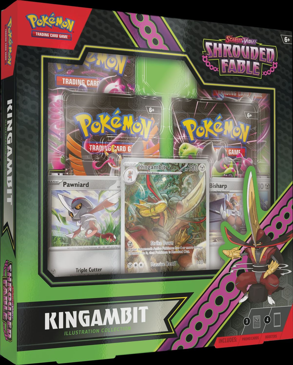 POKEMON SV6.5 SHROUDED FABLE KINGAMBIT ILLUSTRATION COLLECTION