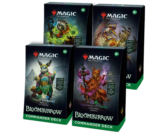 MTG BLOOMBURROW COMMANDER - SET OF 4