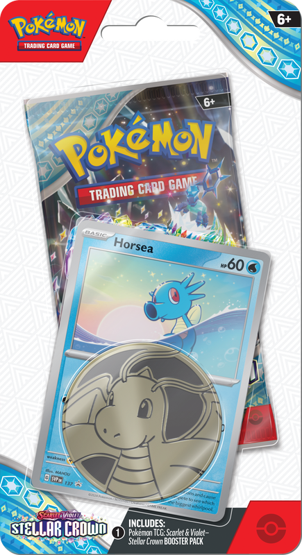 POKEMON SV7 STELLAR CROWN CHECKLANE BLISTER - HORSEA