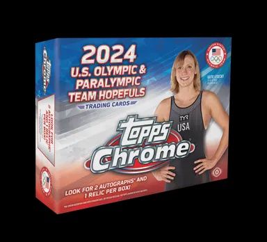 TOPPS CHROME U.S. OLYMPIC &amp; PARALYMPIC HOPEFULS 2024