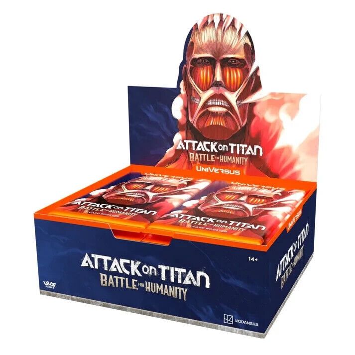 ATTACK ON TITAN BATTLE FOR HUMANITY  BOOSTER DISPLAY