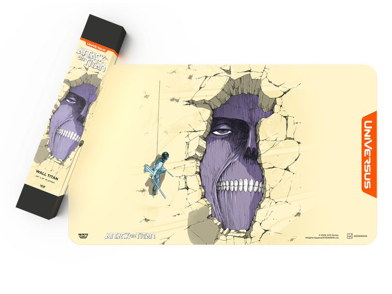 ATTACK ON TITAN BATTLE FOR HUMANITY PLAYMAT WALL TITAN