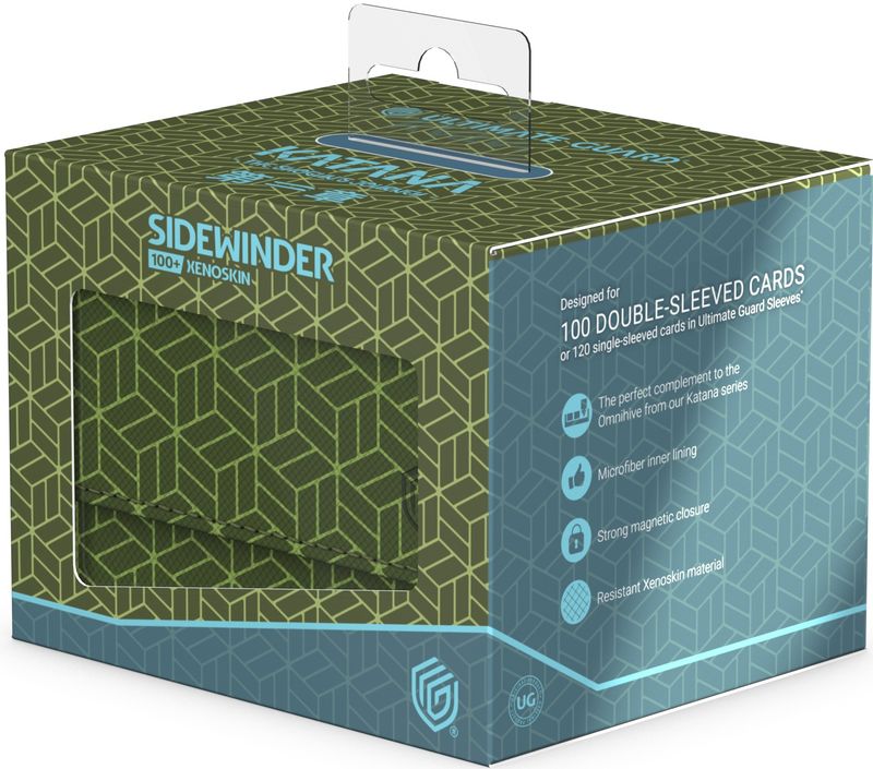 UG DECK CASE SIDEWINDER 100+ SHOGUN&#39;S JOURNEY II SHIPPOU (GREEN/LIGHT BLUE)