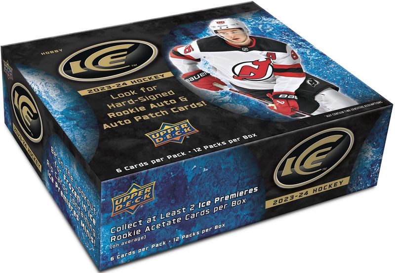 (SOLD IN STORE ONLY) UPPER DECK ICE HOCKEY 2023-24 HOBBY BOX