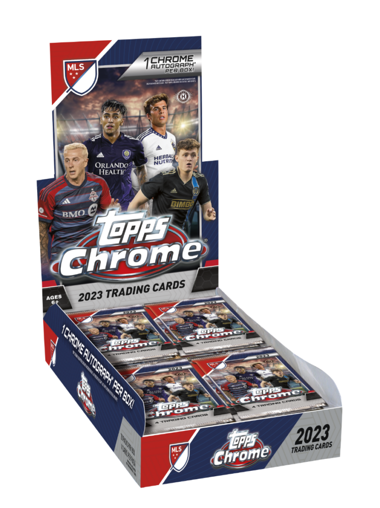 TOPPS SOCCER MLS CHROME 2023 HOBBY BOX