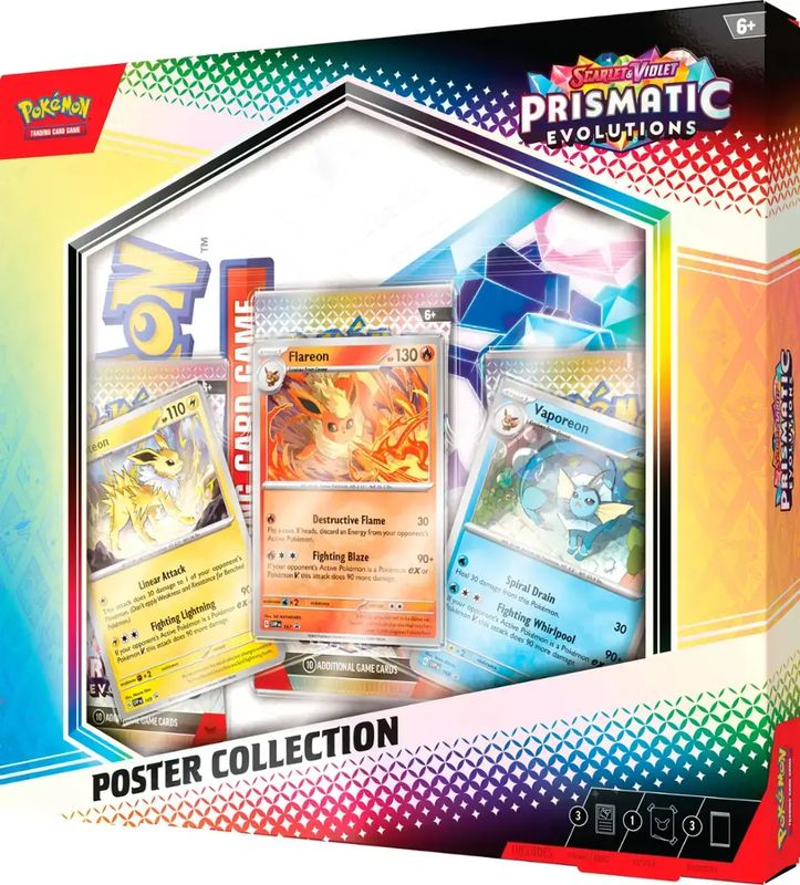 POKEMON SV8.5 PRISMATIC EVOLUTIONS POSTER COLLECTION
