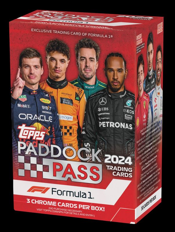 TOPPS FORMULA 1 PADDOCK PASS 2024 VALUE BOX BLASTER