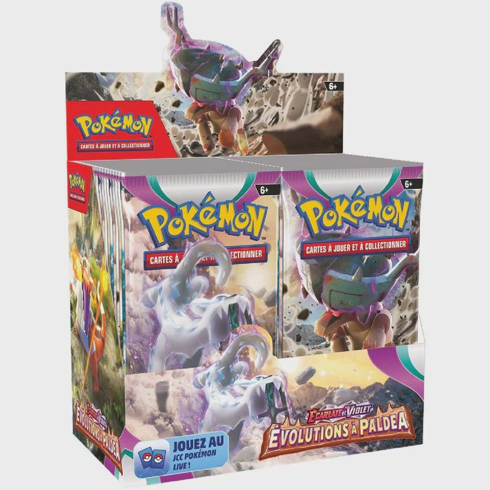 POKEMON ÉVOLUTIONS À PALDEA EV2 BOOSTER BOX - FRENCH PALDEA EVOLVED