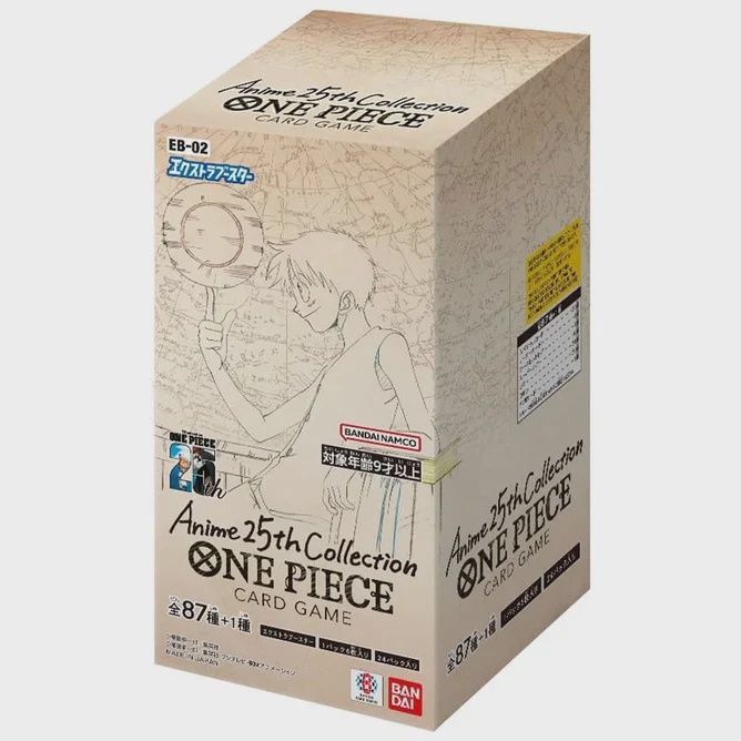 ONE PIECE EB-02 ANIME 25TH COLLECTION BOOSTER BOX JAPANESE